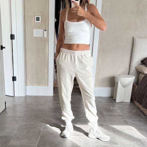 MATE the Label Pants - Mate the Label Cream Jogger Pants